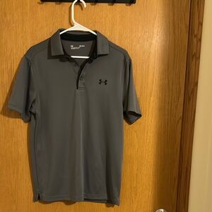Under Armour Men's Gray Polo Shirt
